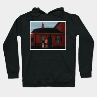 heartstopper drawing - Nick and Charlie train station Hoodie